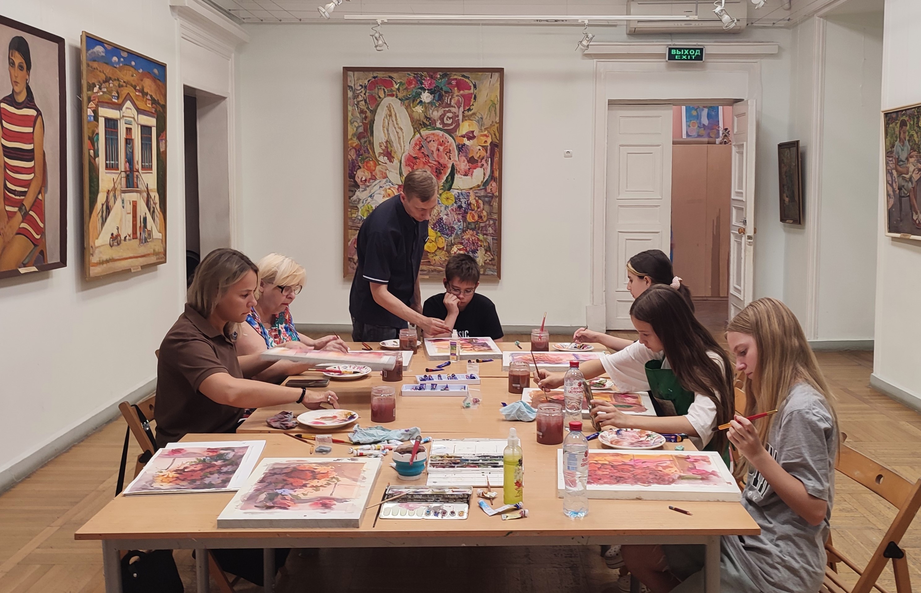 Творческое занятие по акварели «Свет уходящего дня» 22 августа