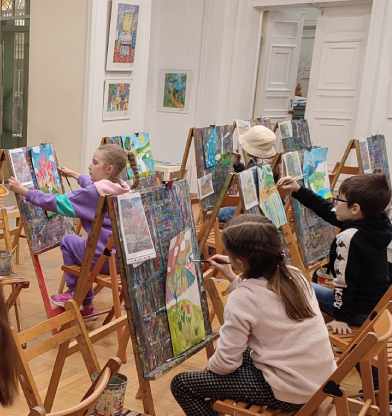 Детская художественная галерея объявляет набор в группы