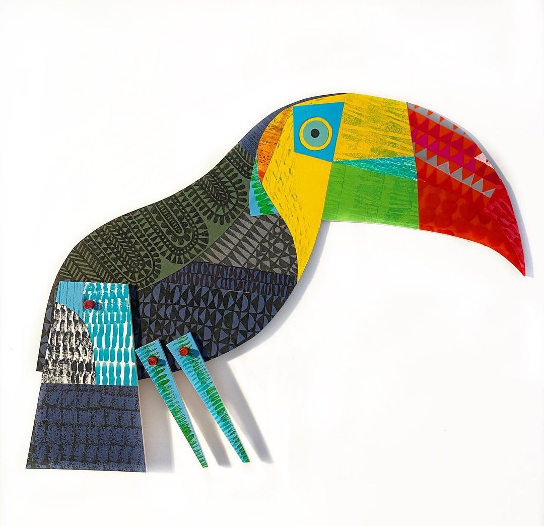 Творческое занятие «Тропические птицы» по мотивам работ Клэр Янгс 16 июля