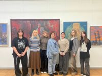 Студенты РХУ имени М.Б. Грекова в музее по Пушкинской карте на выставке «Преодоление»