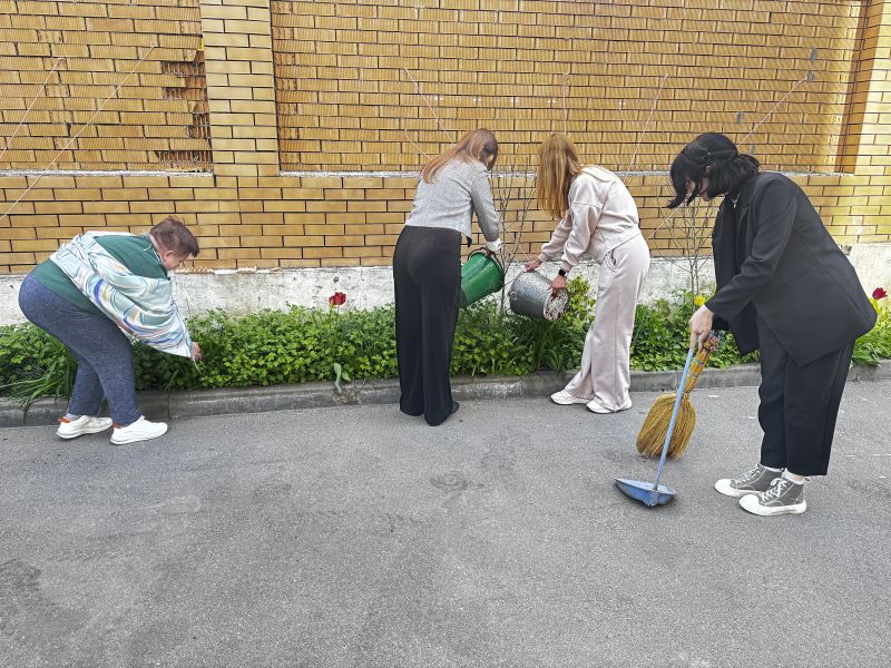 Субботник в музее в рамках Всероссийской недели субботников «Мы за чистоту» 