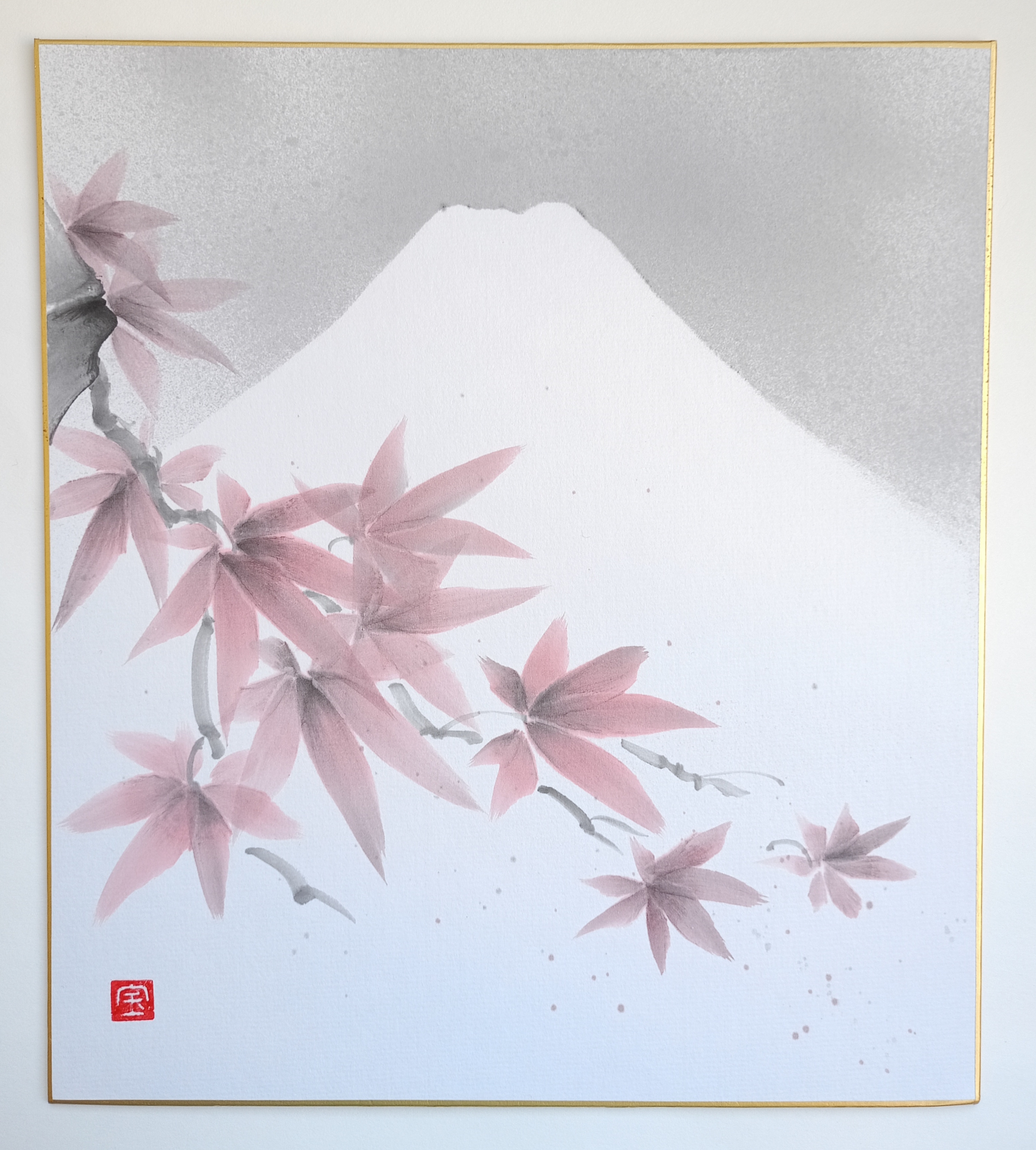 Мастер-класс по японской живописи тушью суми-э «Красные клёны и Фудзи» 26 ноября