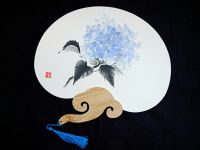 Мастер–класс по японской живописи тушью суми–э «Веер с гортензией» 18 мая